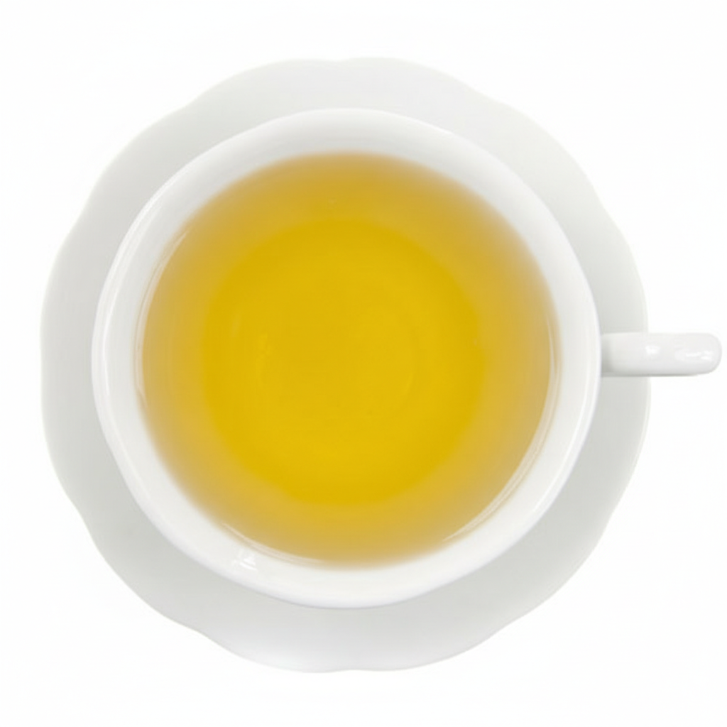 Brewed Green Strawberry tea in cup